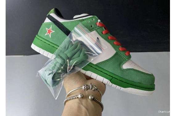 SB 304292-302 Low Dunk Nike Heineken 0728